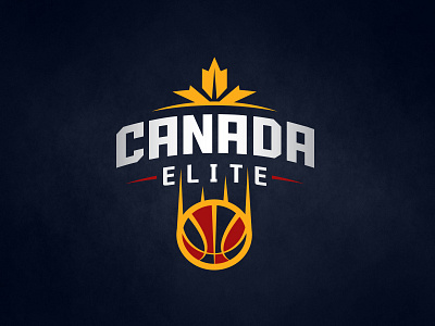 Canada Elite basketball branding logo design