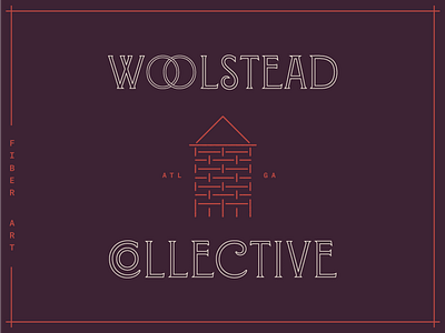 Woolstead Collective Branding branding etsy shop icon logo typography weaving
