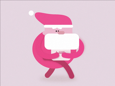 Hi dribbble (christmas) (motion (puppet (rubberhose (welcome) animation) designer) graphic)