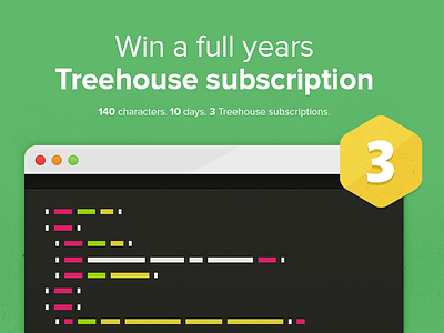 Si Treehouse giveaway animation illustration responsive ui website
