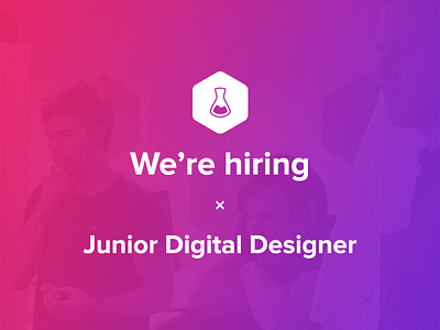We're hiring a Junior Digital Designer digitaldesigner jobs
