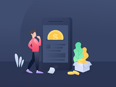 Illustration design illustration ui