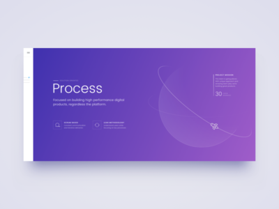 Process landing simple web