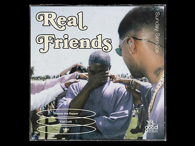 Real Friends album album art album cover album cover art album cover design chance the rapper cover art cover artwork cover design dmx kanye kid cudi plastic texture