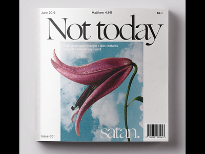Not Today book church church design editorial flower magazine
