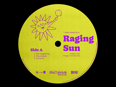Raging Sun album album art album cover cd cover art cover design texture