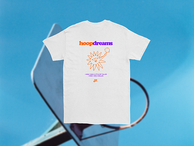 Hoop Dreams Tee basketball clothing hoops shirt shirt design t shirt tee tshirt