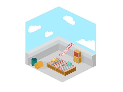 Isometric Illustration (Euphoria - JK) affinity designer bts design illustration isometric isometric illustration ui