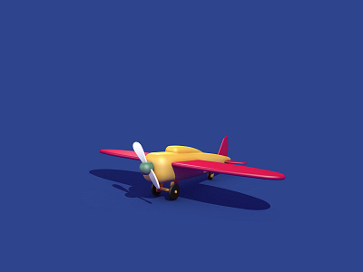 3D Plane 3d airplane c4d cinema4d toy