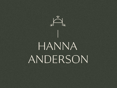 Unused Logo for Hanna Anderson design earth green green logo logo logodesign marketing media olive social tones type typography vintage
