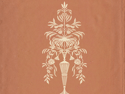 Vase Doodle botany florals illustration paper procreate symmetric symmetrical texture vase vintage