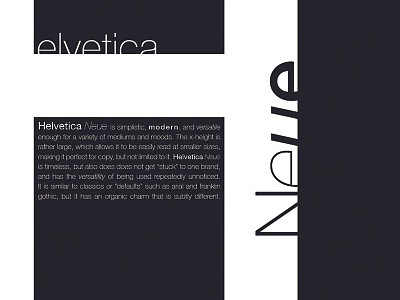 Helvetica Neue and black helvetica neue poster type typography white