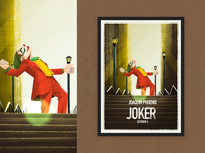 Joker art character design digital art digital illustration girl character illustration joker movie illustration movie poster procreate art