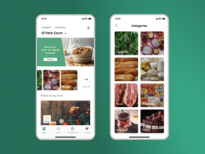 FreeCilantro | App for Grocery Deals application cilantro deals green grocery ui ux ux ui ux design