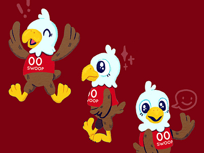 Swoop character design ewu illuatration photoshop