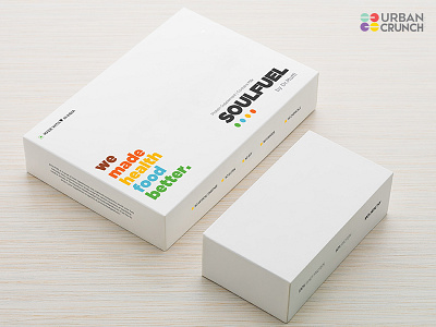 Soulfuel Packaging Design box colors design flat healthy protein