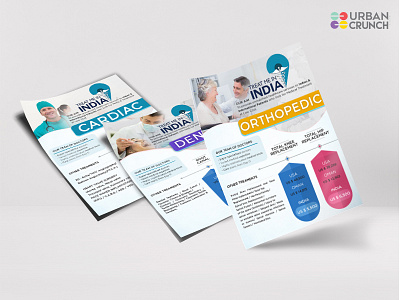 Infographic Print Design cardiac dental design doctor flyer illustration medical ortho template