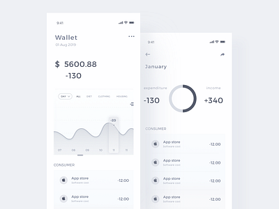 Wallet Account - Angel design hello dribbble sketch ui ux wallet wallet app