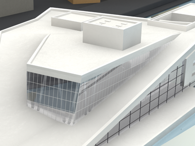 Oslo's Opera House 2 3d architecture c4d cinema4d glass grey house norway opera oslo reflection render white