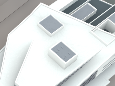 Oslo's Opera From Above architecture blue building c4d cinema4d grey house model norway opera oslo render stone white