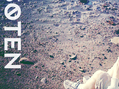 Øten øten simon photo cc photoshop ps beach sea water blue brown sun summer curves sharp sand stones type text nevis