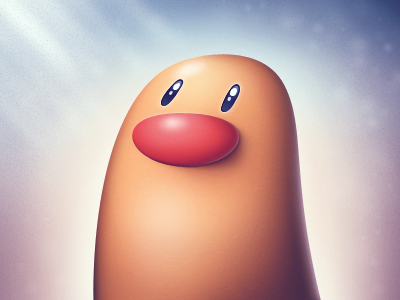 Diglett Sees The Light 3d diglett illustration light magic notanicon pokemon