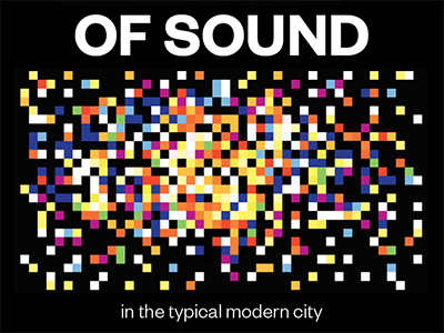 Book Project book cover pixels sound modern city scifi abstract type