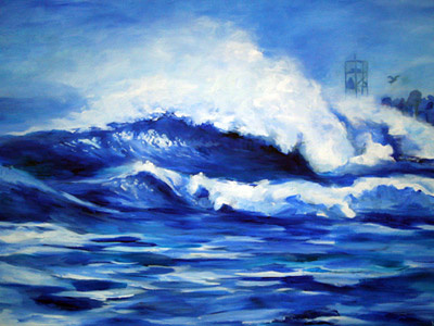 Squan Storm art illustration manasquan painting