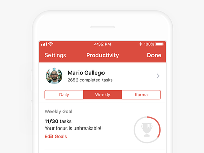 Todoist Productivity - iOS