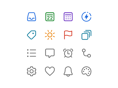 Todoist Foundations – New Icons