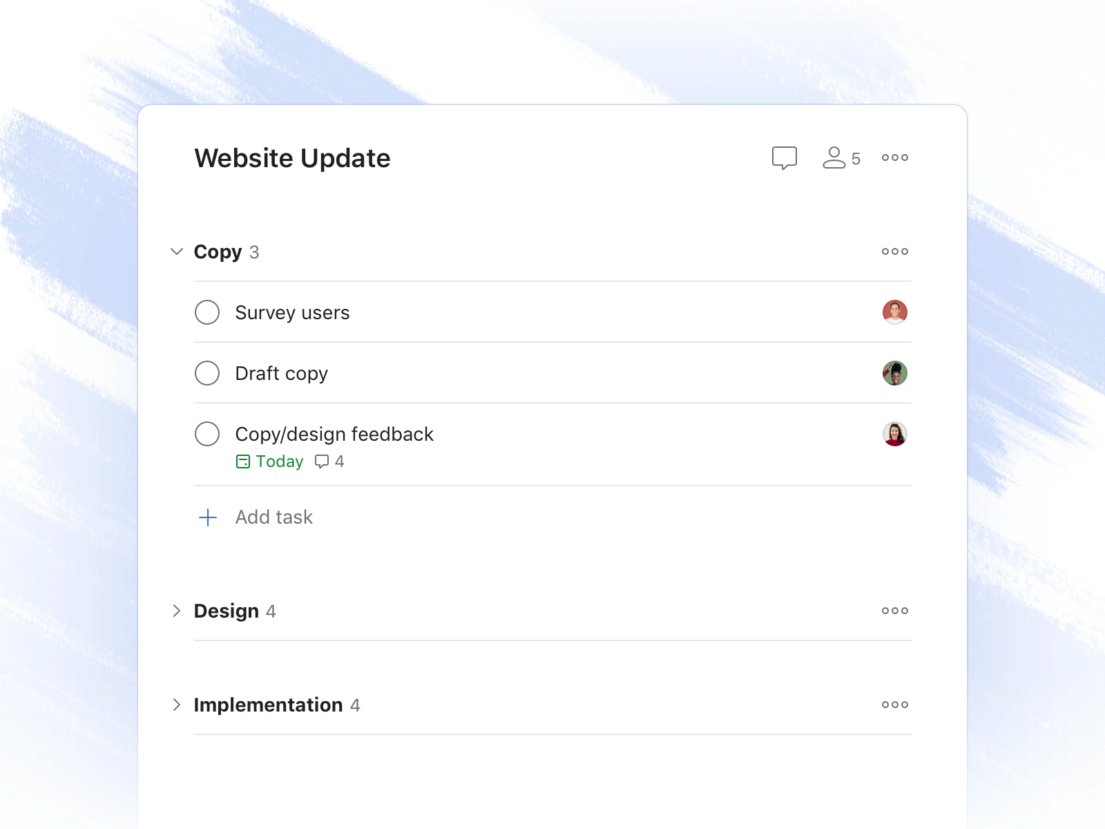 Todoist Foundations - Sections app icon live productivity project real task management todo todoist web