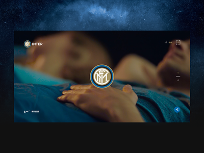 Inter - Stars Of San Siro bed design inter milan night soccer stars ui ux website