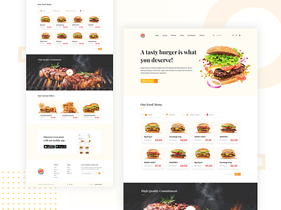 Burger King Website Redesign Concept