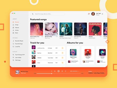 Music Player - UI Exploration