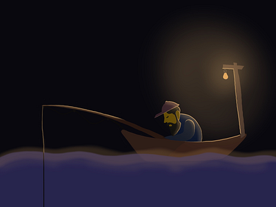 Night fisherman