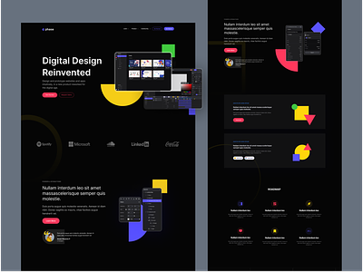 Digital Design Web Application - Concept