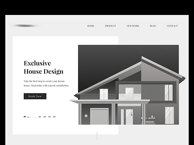 Hero Illustration for Landing Page architecture building house illustration landing modern page technology ui ux web