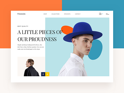 Header Minimalis Fashion Page by Zaini Achmad® on Dribbble