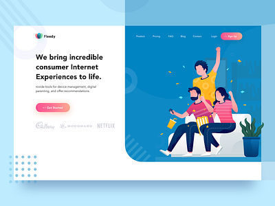 Consumer Internet Experiences to life Landing Page