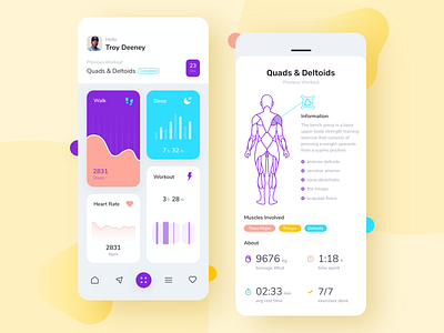 Workout App UI Concept