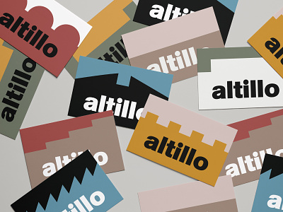 Visual Identity for Altillo architecture architecture logo brand design branding colors design graphic design identitydesign namecards visual identity