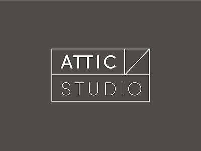 Attic Studio architecture branding corporative image design graphic design identity logo new image typography visual design