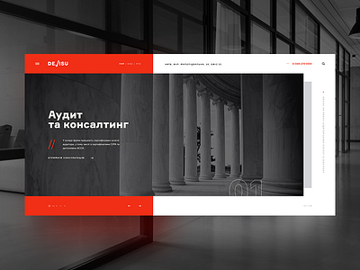 Devisu branding flat landing page concept lawfirm ui ux web website