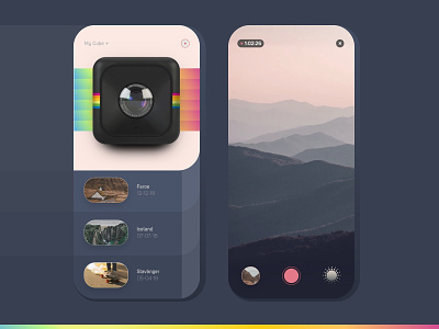 Polaroid Cube+ App Concept