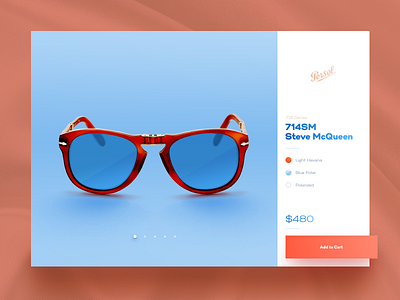 Persol 714SM Experiment blue cart clean e comerce fashion illustraiton persol photoshop product shop stfn sunglass sunglasses ui web web design