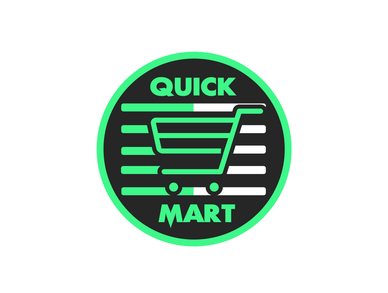 Quickmart Logo By Paul Vitalis On Dribbble