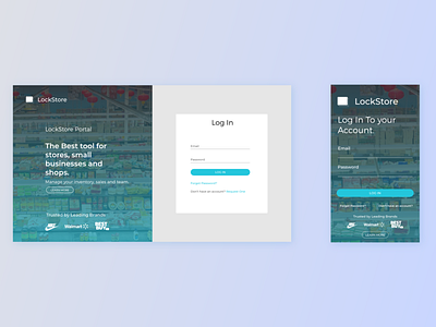 LockStore Project app branding design ui ux