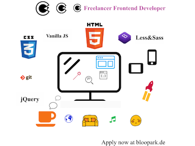 Freelancer Web Developer Wanted developer frontend web
