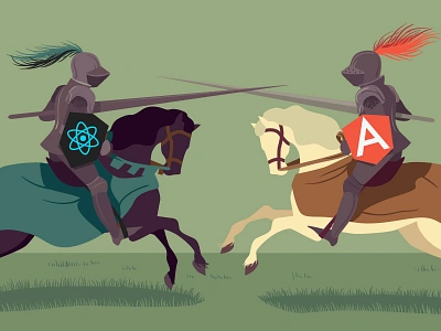 Editorial 16 angular jousting knights medieval programming react web