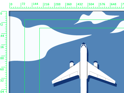 Storyboard bits illustrator plane storyboard travel vector